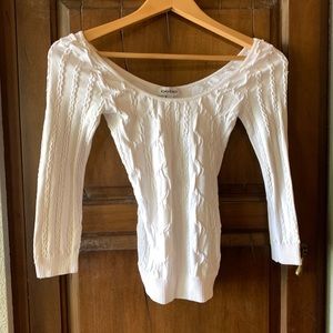 White long sleeve shirt